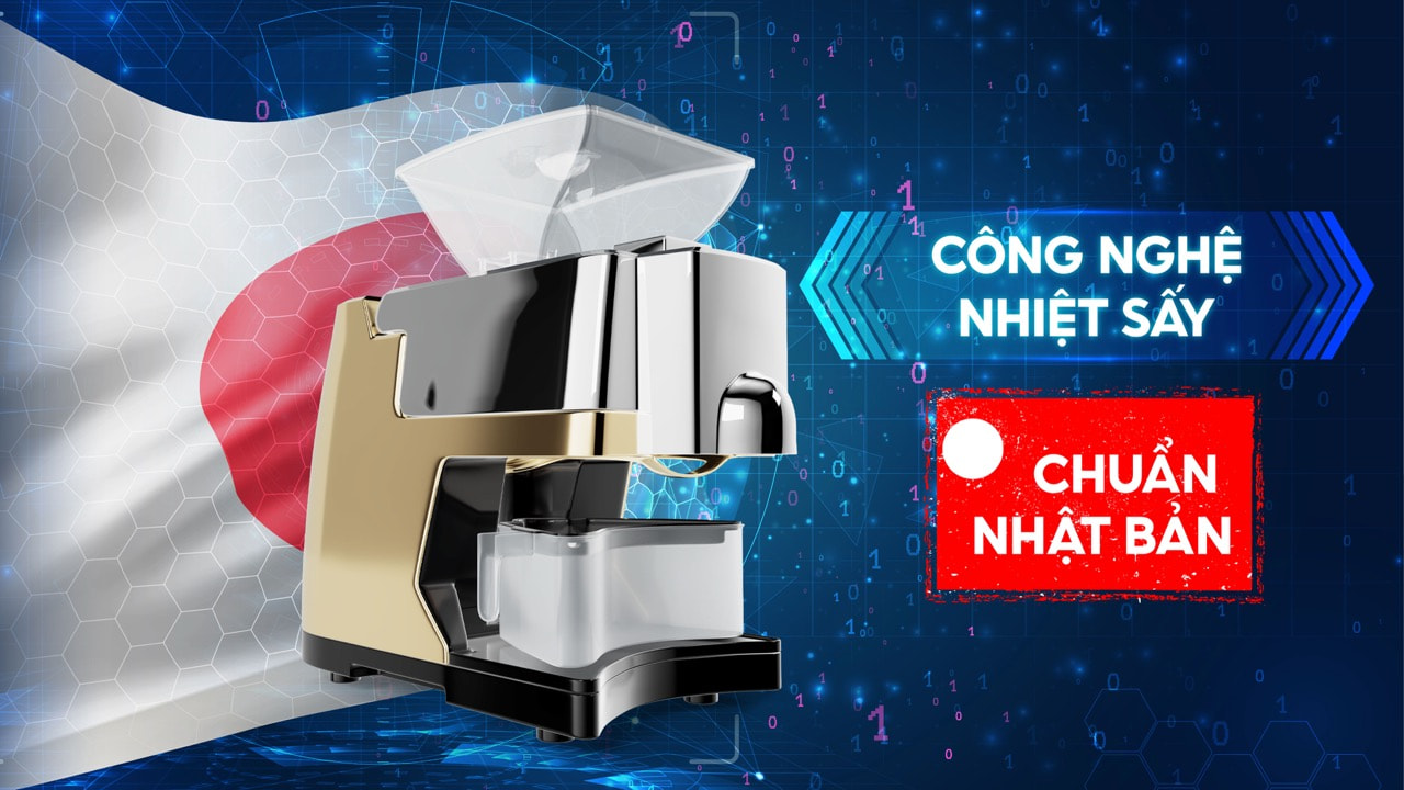 Máy ép dầu lạc HAKAWA HK-ED43 20 Máy ép dầu hakawa ed 43 sử dụng công nghệ nhật bản