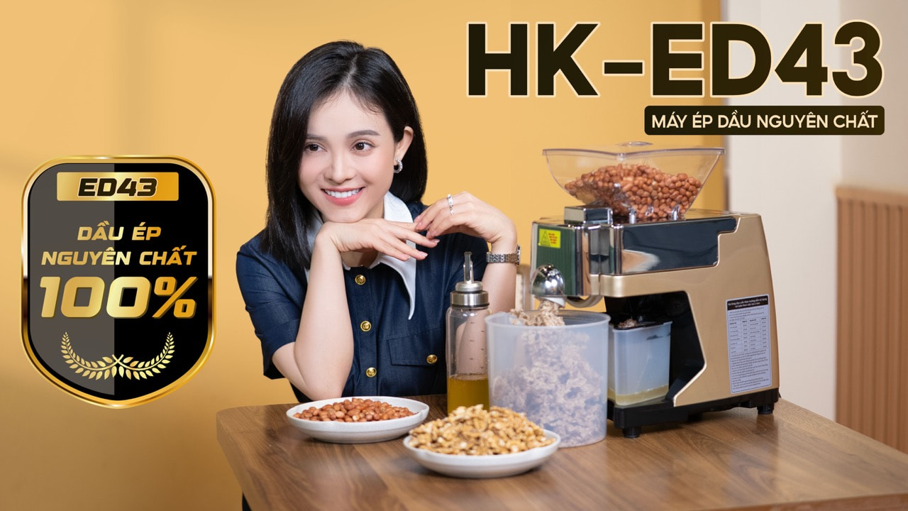 Máy ép dầu lạc HAKAWA HK-ED43 18 Máy ép dầu lạc nguyên chất hakawa hk-ed43