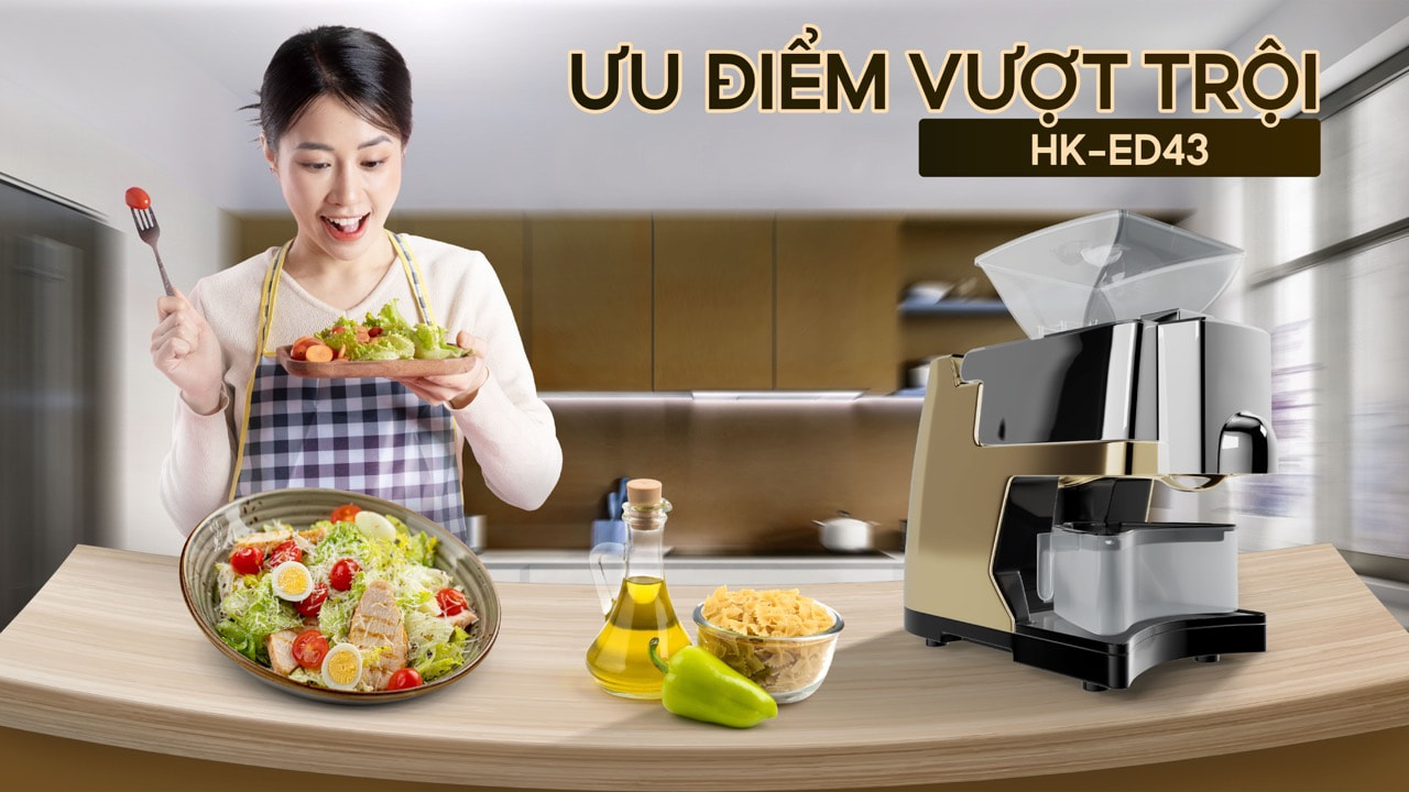 Máy ép dầu lạc HAKAWA HK-ED43 26 Ưu điểm của máy ép dầu thực vật hakawa HK ed43