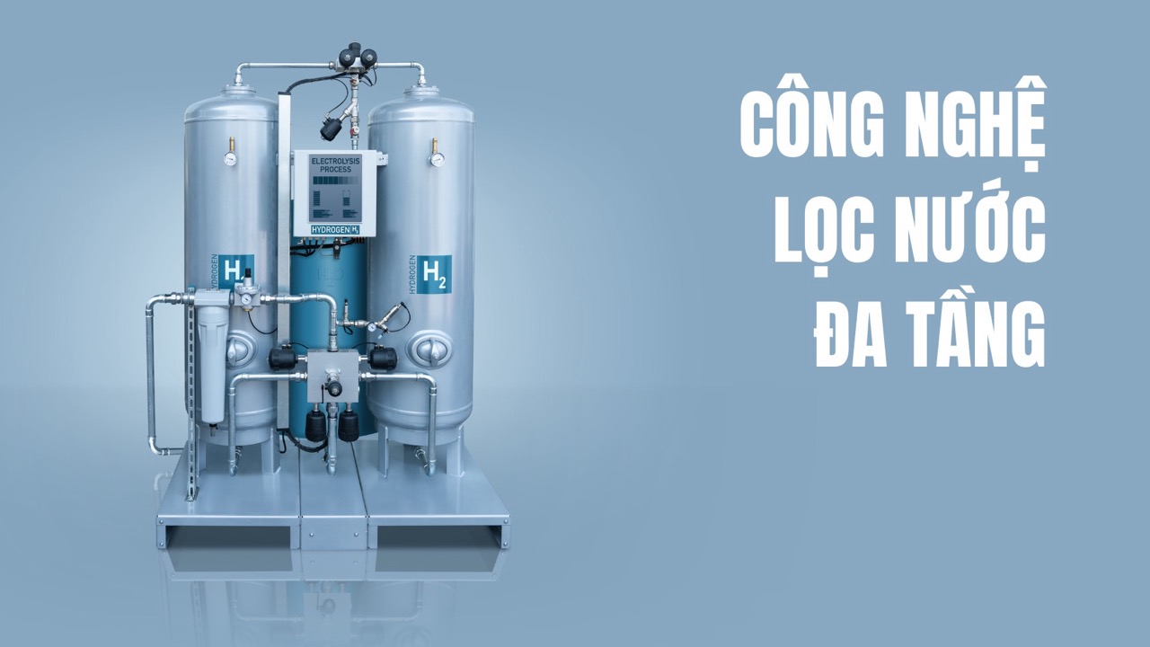 15 công nghệ máy lọc nước ion kiềm hiện nay 9 Công nghệ máy lọc nước ion kiềm lọc nhiều tầng