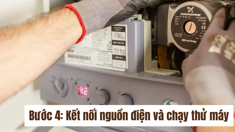 Cách lắp máy lọc nước tại nhà vô cùng đơn giản 16 Bước 4: Chạy thử trước khi đi vào sử dụng