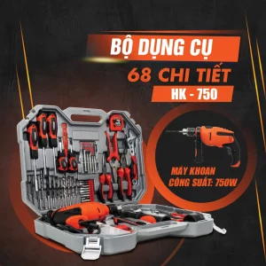 Bộ máy khoan đa năng 68 chi tiết HAKAWA HK-750 9 Bộ máy khoan gia đình 68 chi tiết HAKAWA HK-750