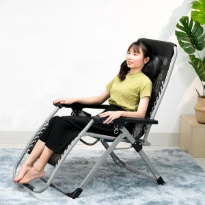 Combo ghế xếp thư gi&atilde;n HK-G21P + gối massge HK-M23