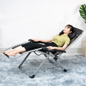 Combo ghế xếp thư gi&atilde;n HK-G21P + gối massge HK-M23