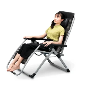 Combo ghế xếp thư gi&atilde;n HK-G21P + gối massge HK-M23