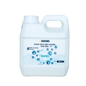 Dung dịch khử khuẩn nano bạc hà hàng VIỆT NAM (1 Lít) 5 Dung dịch khử khuẩn – khử mùi HAKAWA hàng VIỆT NAM (1 Lít)