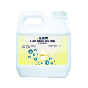 Dung dịch khử khuẩn – khử mùi nano hương chanh sả HAKAWA hàng VIỆT NAM