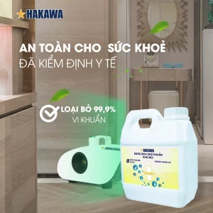 Dung dịch khử khuẩn – khử mùi nano chanh sả 1 lít 5 Dung dịch khử khuẩn – khử mùi nano hương chanh sả HAKAWA hàng VIỆT NAM