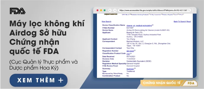 Chứng nhận FDA