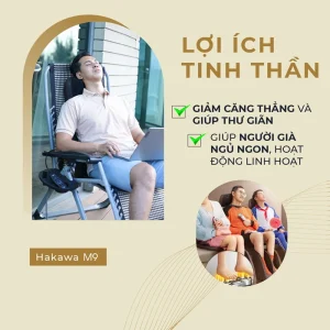 Nệm massage toàn thân HAKAWA HK-M9 6 Nệm massage toàn thân HAKAWA HK-M9