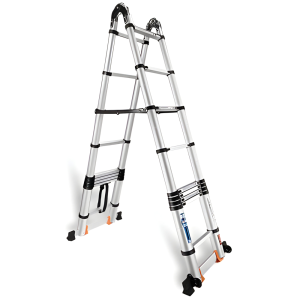 Thang nhôm rút đôi chữ A HAKAWA HK-256 9 thang nhôm rút đôi chữ a Hakawa HK-256