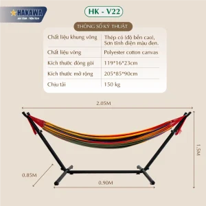 V&otilde;ng xếp thư gi&atilde;n Hakawa HK-V22