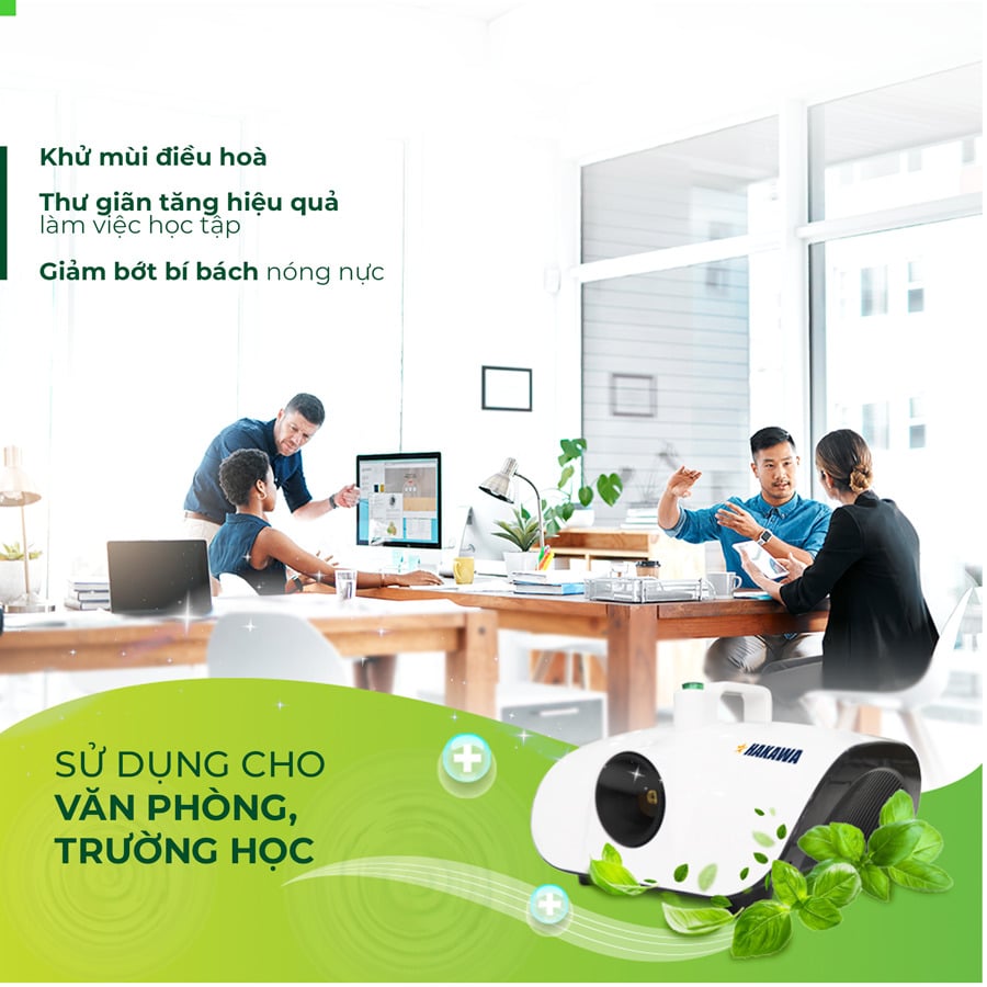 Máy khử mùi diệt khuẩn HAKAWA HK-2020KT 19 Máy khử mùi khử khuẩn Hakawa có thể sử dụng cho văn phòng, trường học và phòng máy điều hoà có nhiều mùi khó chịu mang lại hiệu quả rất tốt