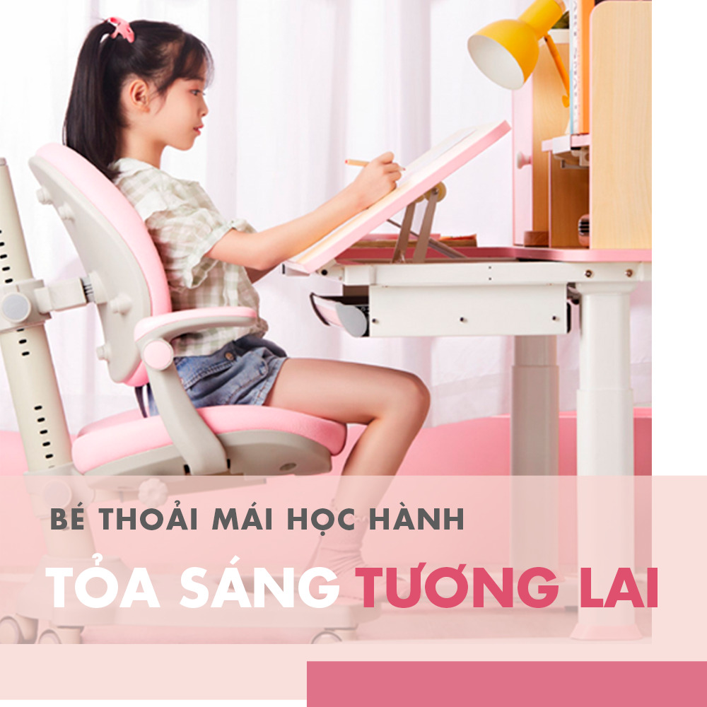 Bàn học cao cấp chống gù, chống cận cho trẻ HAKAWA HK-BH08 22 Bàn học Hakawa giup bé thoải mái học hành ở hiện tại và tạo tiền đề toả sáng tương lai