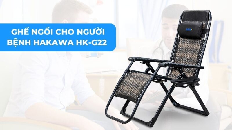 Ghế tựa lưng cho người bệnh hỗ trợ chăm sóc và điều trị 23 Ghế ngồi cho người bệnh hakawa Hk-G22