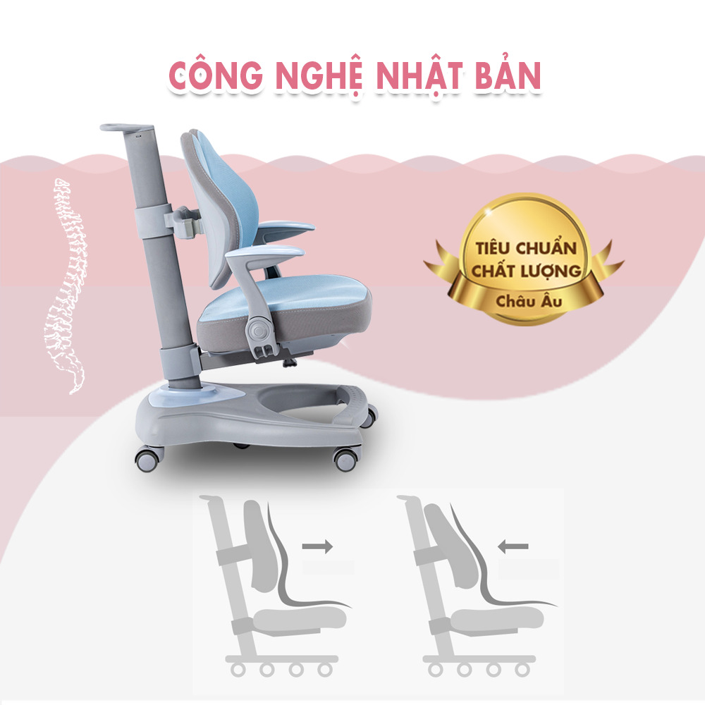 Bàn học cao cấp chống gù, chống cận cho trẻ HAKAWA HK-BH08 6 Bàn học cao cấp chống gù, chống cận cho trẻ HAKAWA HK-BH08 công nghệ Nhật Bản, tiêu chuẩn chất lượng Châu Âu