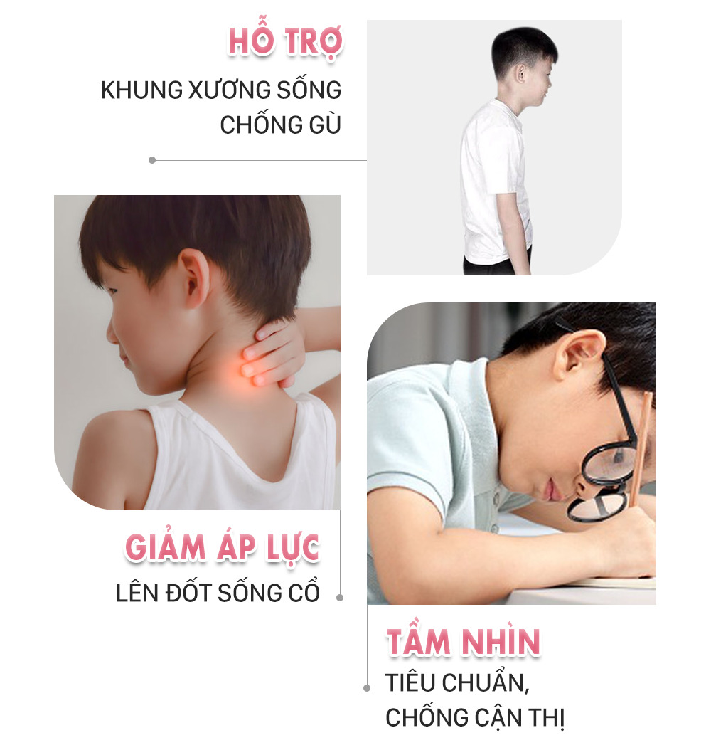 Bàn học cao cấp chống gù, chống cận cho trẻ HAKAWA HK-BH08 8 Bàn học cao cấp HAKAWA HK-BH08 hỗ trợ khung xương chống gù và giảm áp lực lên đốt sống cổ, tầm nhìn đạt tiêu chuẩn chống cận thị