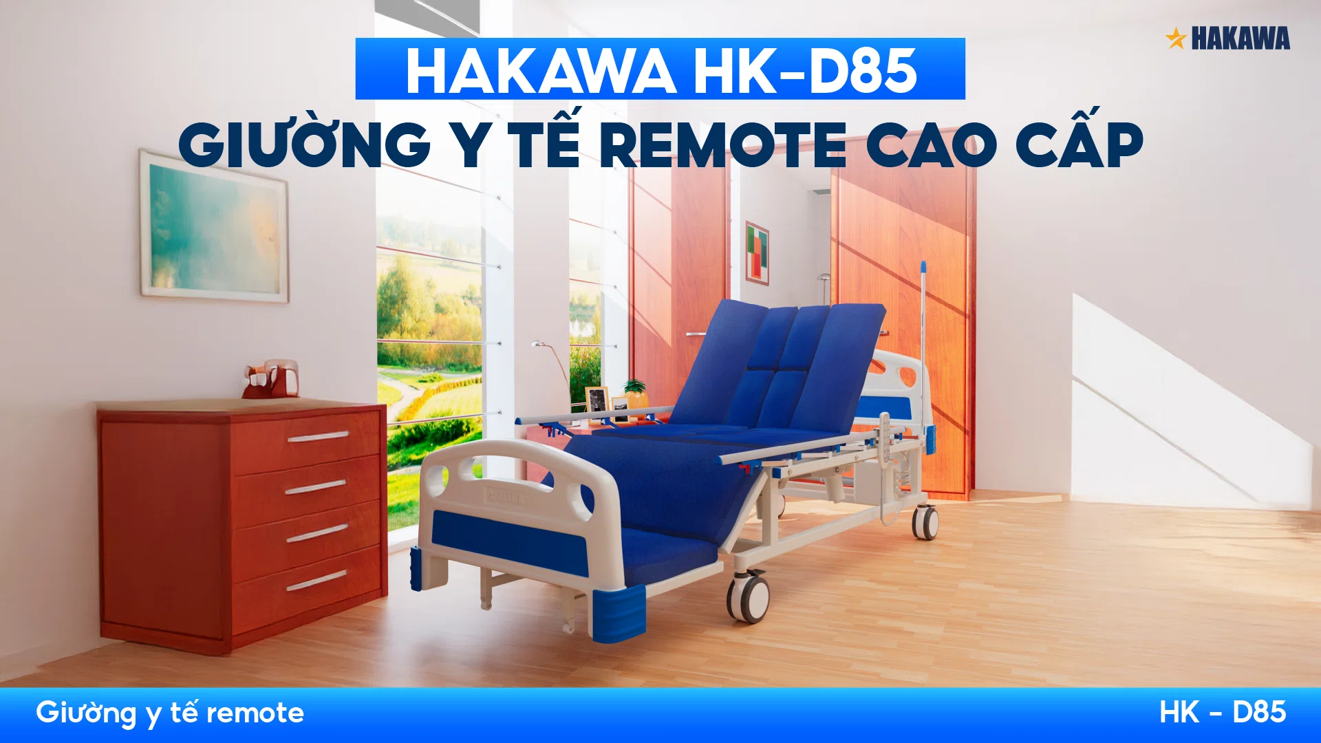 Giường y tế 10 chức năng HAKAWA HK-D85 8 giường y tế 12 chức năng HAKAWA HK-D85