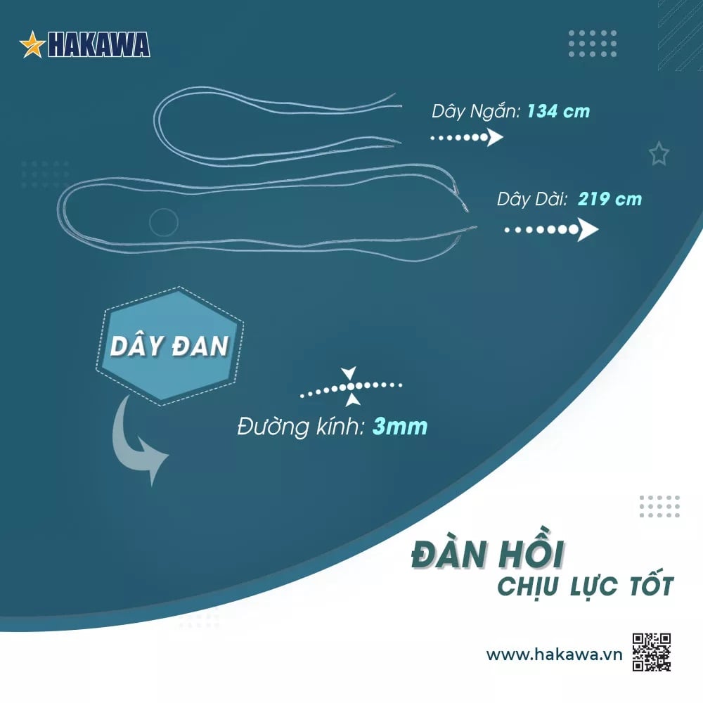 Bộ dây đan và lưới ghế HAKAWA HK-G21P 8 Dây đan lưới ghế HAKAWA có tính đàn hồi và chịu tải cực tốt