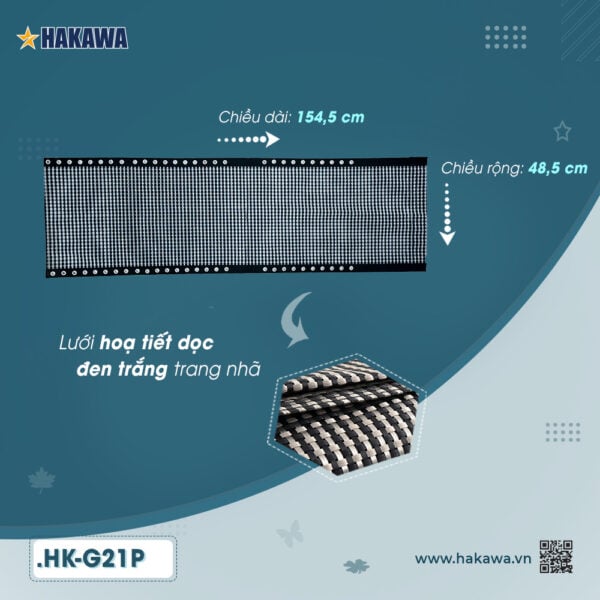 Bộ dây đan và lưới ghế HAKAWA HK-G21P 7 Cấu tạo lưới ghế Textilen thoáng mát chống ẩm mốc dễ vệ sinh
