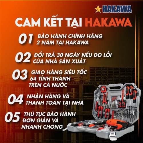 Bộ máy khoan đa năng 68 chi tiết HAKAWA HK-750 22 HAKAWA chất lượng dẫn đầu và dịch vụ cũng chuyên nghiệp
