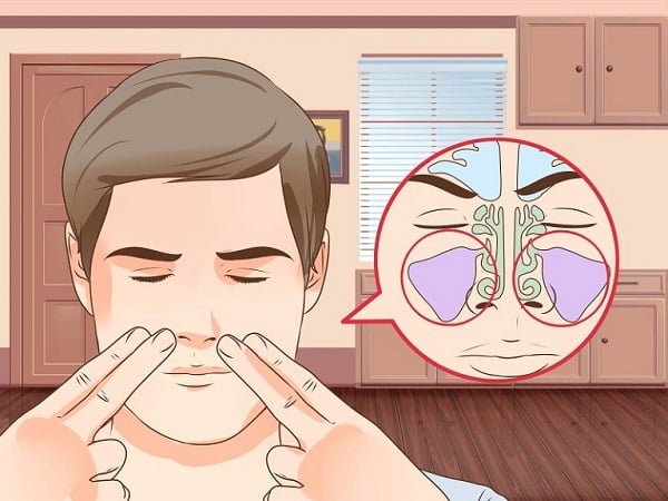 cách massage mũi trị viêm xoang