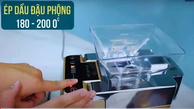 Cách ép dầu lạc tại nhà vô cùng đơn giản 15 Chọn nhiệt độ ép phù hợp
