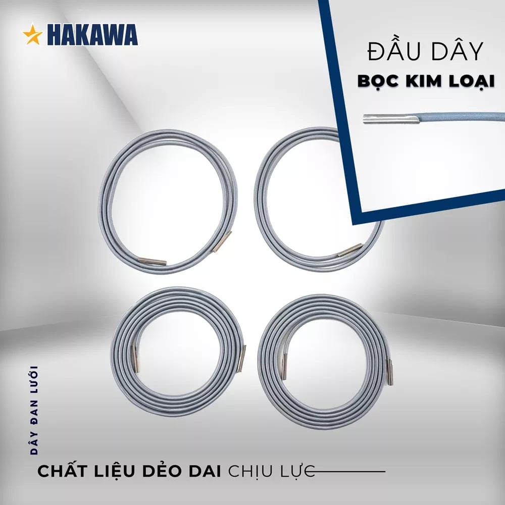 Bộ dây đan ghế xếp thư giãn HAKAWA 10 Dây đan chất liệu cao cấp chịu lực tốt