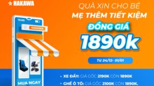 Chương trình đồng giá lần đầu tiên tại Hakawa