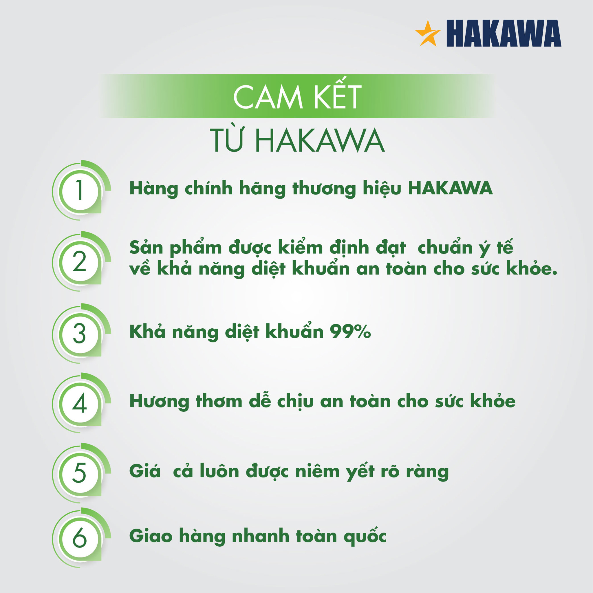 Dung dịch khử khuẩn nano bạc hà hàng nhập (1 lít) 13 Hakawa mang đến sản phẩm chất lượng với nhiều giá trị sức khỏe cho người tiêu dùng