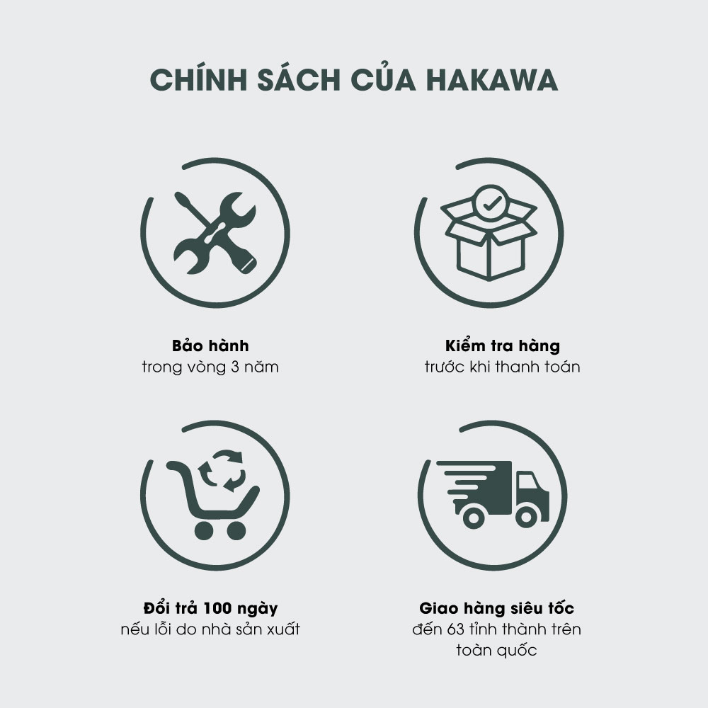 Ghế ăn dặm cho bé HAKAWA HK-B08 18 Chính sách bán sản phẩm ghế ăn dặm cho bé Hakawa HK-B08