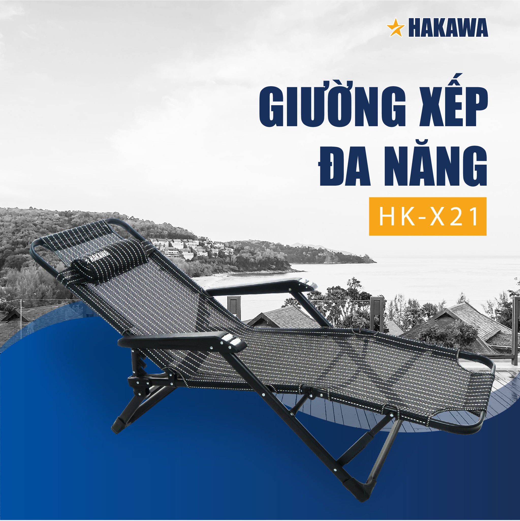 Giường xếp đa năng HAKAWA HK-X21 10 Giường xếp thông minh đa năng HK-X21