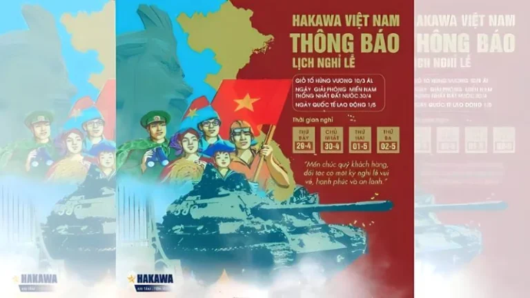 Thông báo nghỉ lễ 30/4, 1/5 và giỗ tổ Hùng Vương