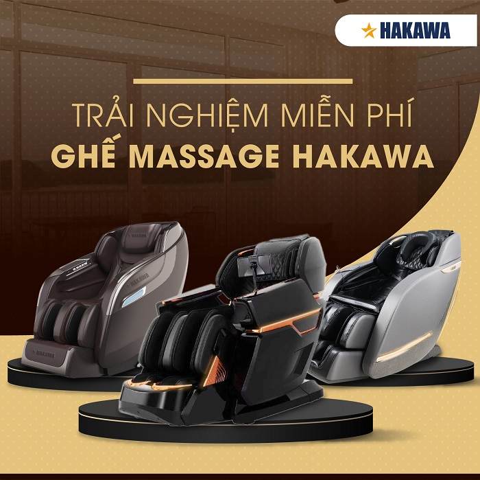 dùng ghế mat xa hakawa tại nhà