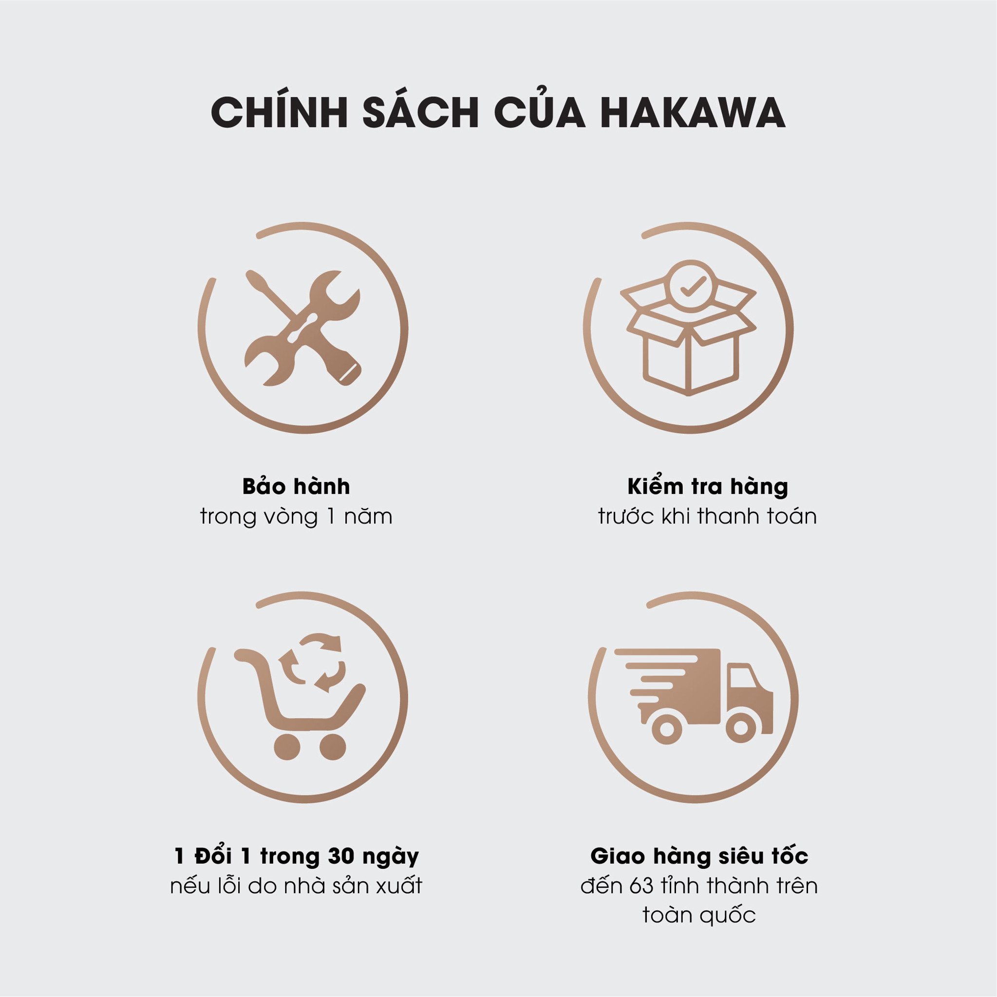 Máy ép dầu sạch HAKAWA HK-ED43 23 Chính sách bán hàng của Hakawa vô cùng hấp dẫn, đảm bảo tối đa quyền lợi của người tiêu dùng
