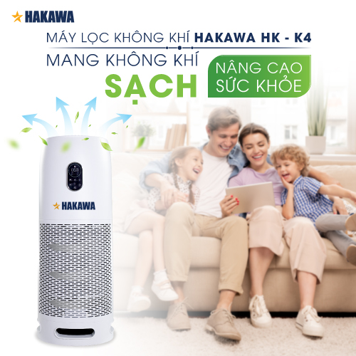 HAKAWA mang bầu không khí trong lành nâng cao sức khoẻ cho gia đình bạn