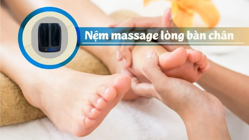 Massage lòng bàn chân giảm stress và cường tăng sức khỏe 10 Sử dụng nệm massage lòng bàn chân