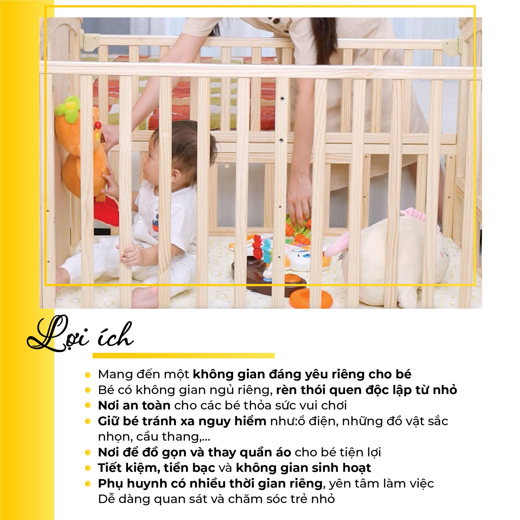 Nôi cũi em bé HAKAWA hoàng gia combo 4 24 Nôi cũ cho bé Hoàng Gia hứa hẹn sẽ mang lại nhiều lợi ích cho bé và ba mẹ nhờ tính đa năng và thiết kế thông minh vượt trội