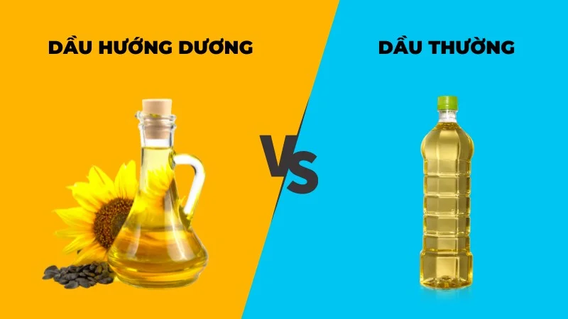 Dầu hướng dương có tốt không? Công dụng và tác hại 18 Sự khác nhau giữa dầu hướng dương và dầu thường