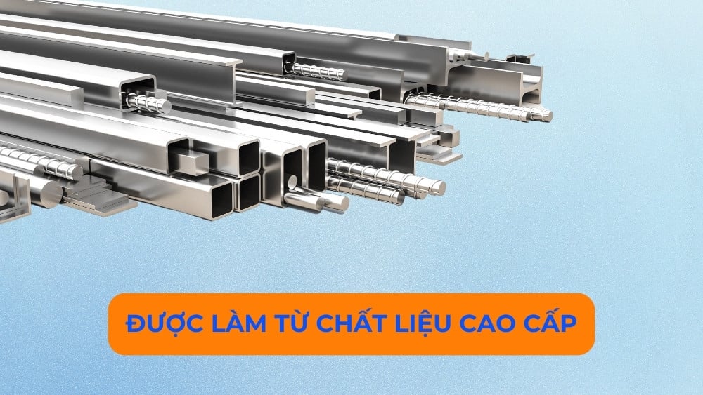 Thang nhôm rút đơn 6m HAKAWA HK-160 14 thang 6m được làm từ nguyên liệu nhôm cao cấp