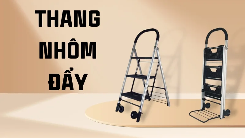 Các loại thang nhôm và ưu, nhược điểm của từng loại 21 Thang nhôm đẩy