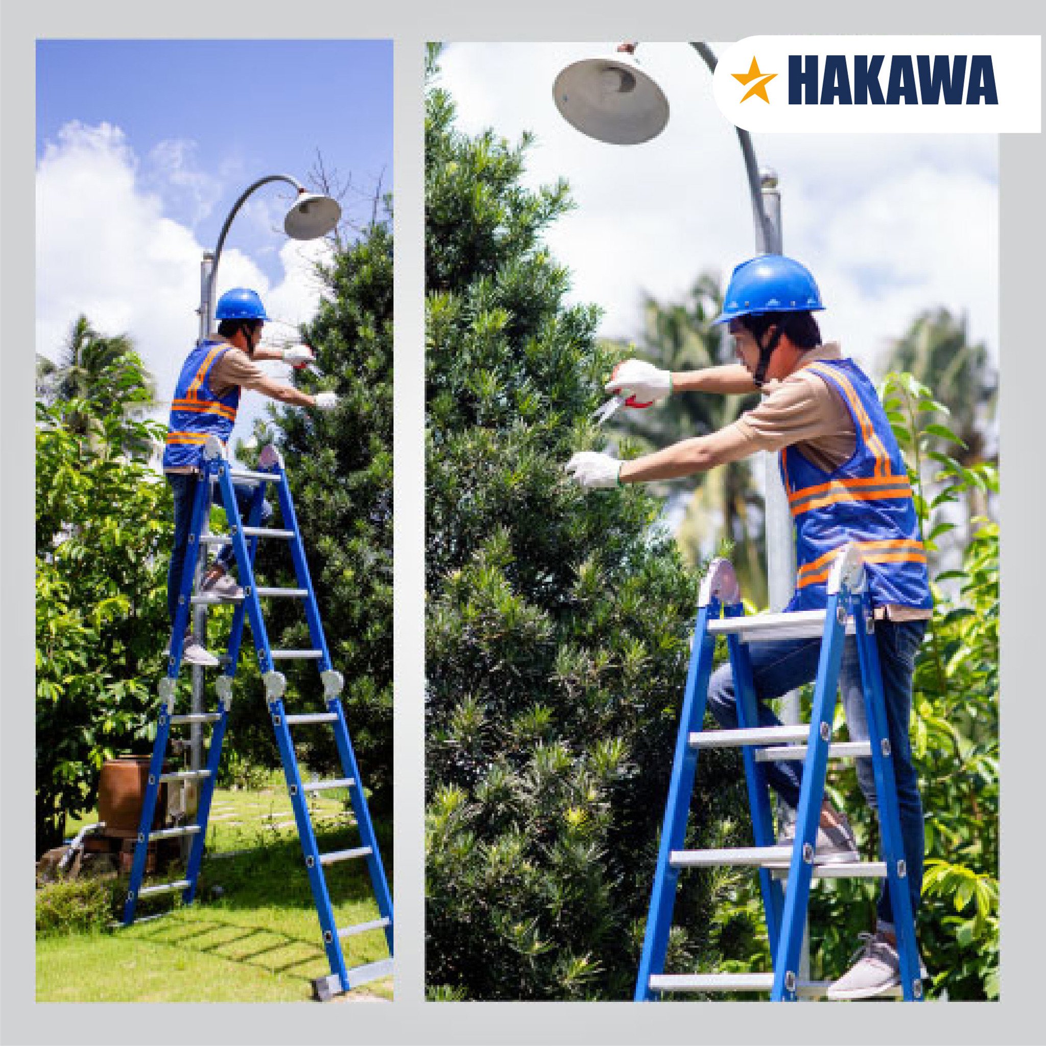 Thang nhôm HAKAWA sản phẩm được những người thợ chuyên nghiêp ưu tiên chọn lựa