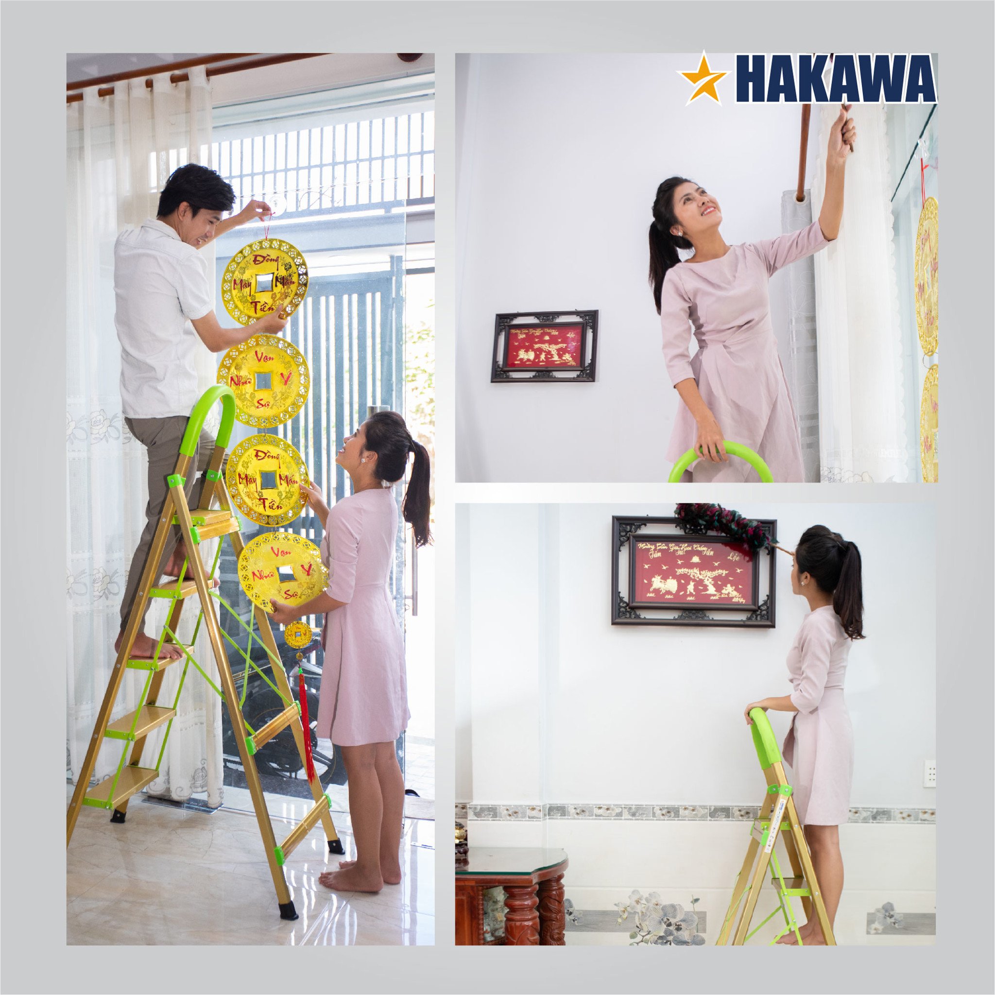 Thang nhôm ghế 5 bậc HAKAWA HK-005 8 Tính năng thang ghế 5 bậc HAKAWA HK-005
