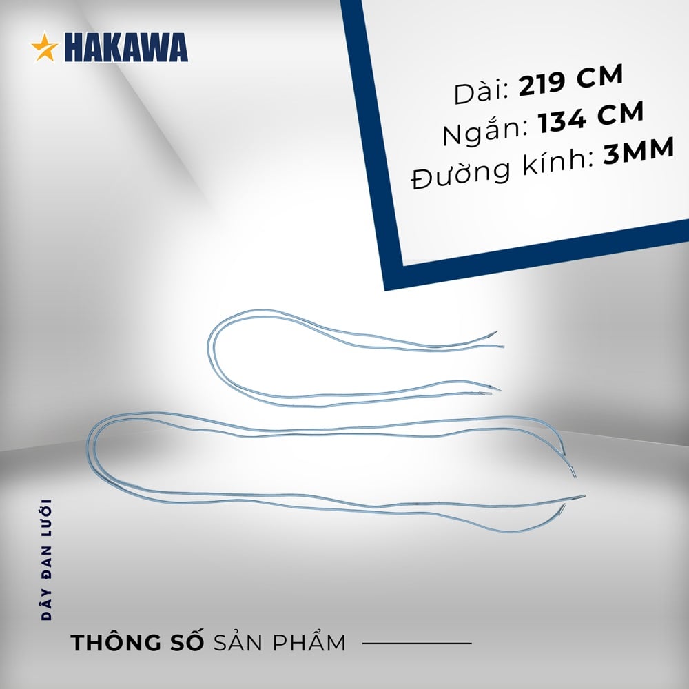 Bộ dây đan ghế xếp thư giãn HAKAWA 9 Bộ dây đan ghế xếp thư giãn HAKAWA gồm 4 sợi