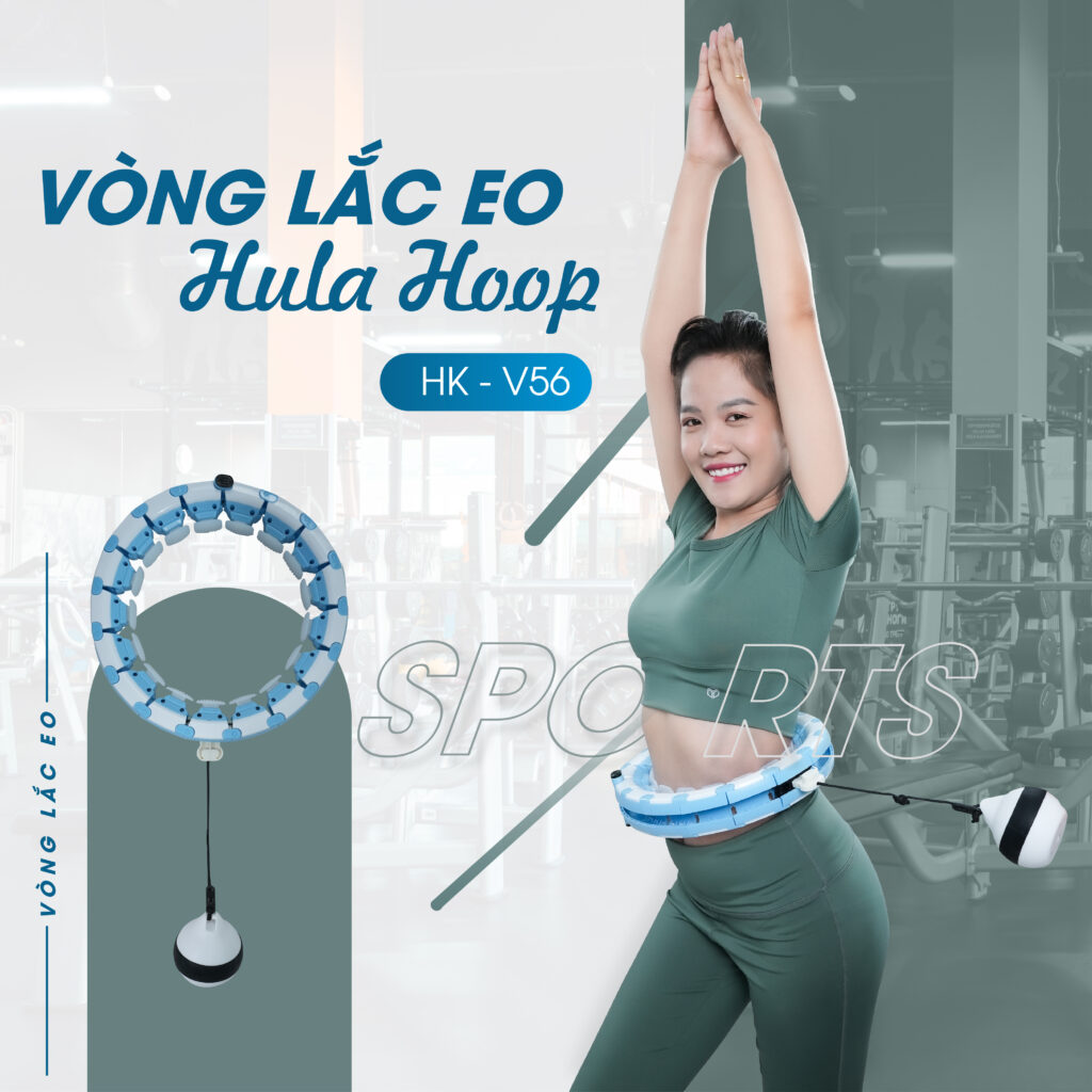 Vòng lắc eo HULA HOOP HAKAWA HK-V56 8 Vòng lắc eo Hula Hoop HK-V56