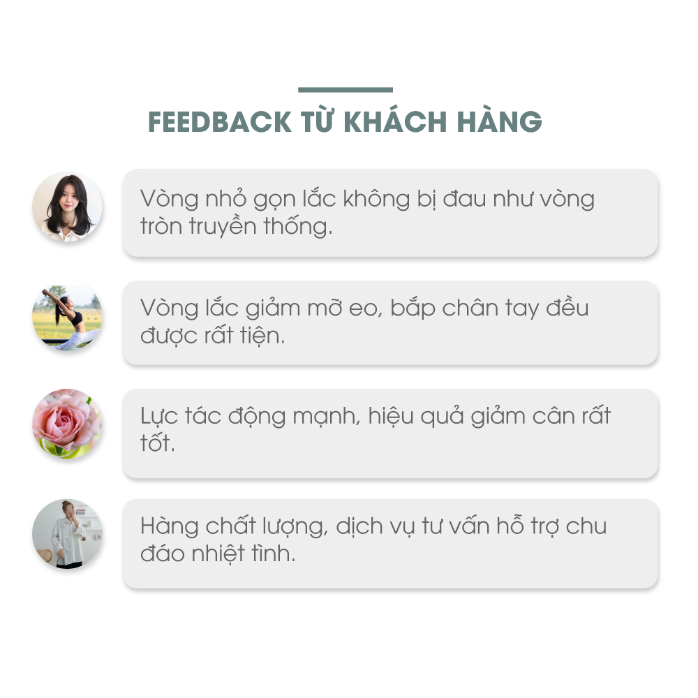 Vòng lắc eo HULA HOOP HAKAWA HK-V56 18 Feedback của khách hàng về vòng lắc eo Halu Hoop Hakawa HK-V56