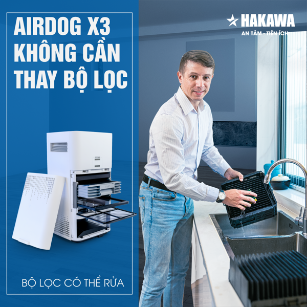Máy lọc không khí cao cấp AIRDOG X3 13 Airdog X3 không cần thay bộ lọc