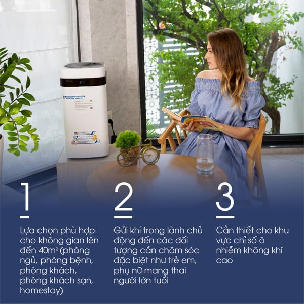 Máy lọc không khí cao cấp AIRDOG X5 14 Airdog X5 là sự lựa chọn phù hơn cho không gian lên đến 40m2