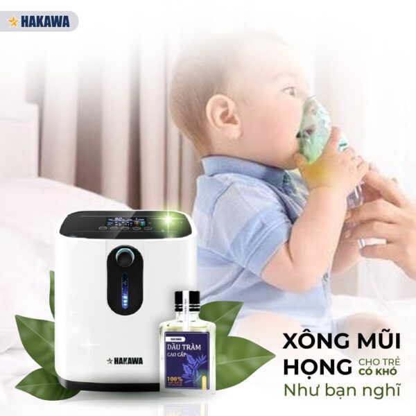 Mua máy xông khí dung kèm tạo oxy có tốt không? 6 Xông mũi họng sẽ dễ dàng hơn với máy xông khí dung Hakawa