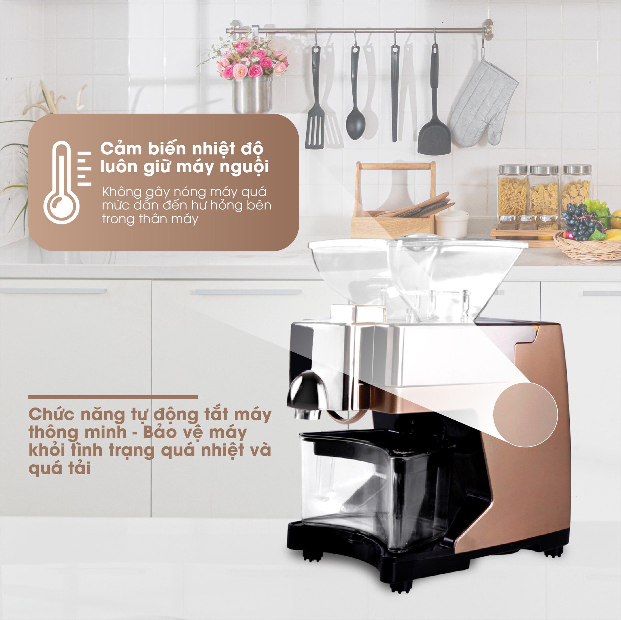 Máy ép dầu sạch HAKAWA HK-ED43 19 Máy ép dầu thực vật của Hakawa thiết kế thông minh tự động hoá, an toàn cho người sử dụng